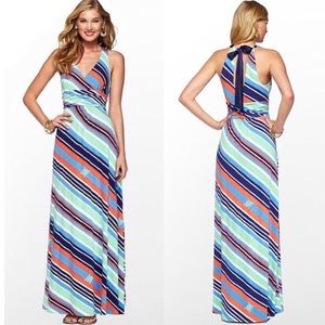 XL Lilly Pulitzer Amada Dress in Overboard Stripe
